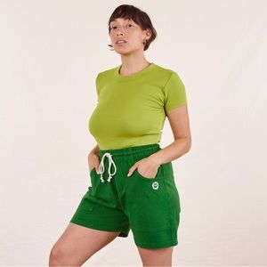 Big Bud Press Forest Green Sweat Shorts